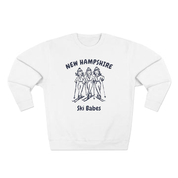 Premium New Hampshire Ski Babes Sweatshirt - 0