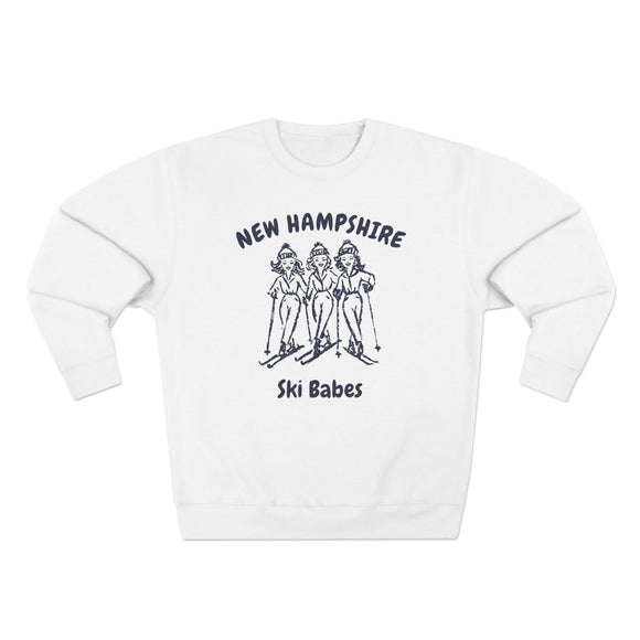 Premium New Hampshire Ski Babes Sweatshirt