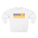 Premium Ventura, California Retro Sun Graphic Sweatshirt-2