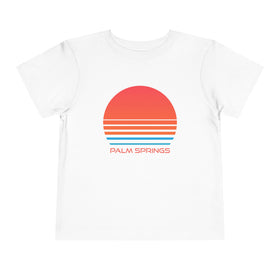 Palm Springs, California Toddler T-Shirt - Retro 80s Toddler Palm Springs Shirt