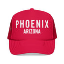 Phoenix, Arizona Trucker Hat - Foam Phoenix Cap - Block Letter State II-3