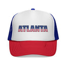 Atlanta Georgia Stars and Stripes Trucker Hat | Patriotic City Flag Design-1