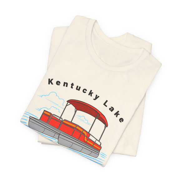 Kentucky Lake T Shirt - Retro Pontoon Boat Kentucky Lake Tee