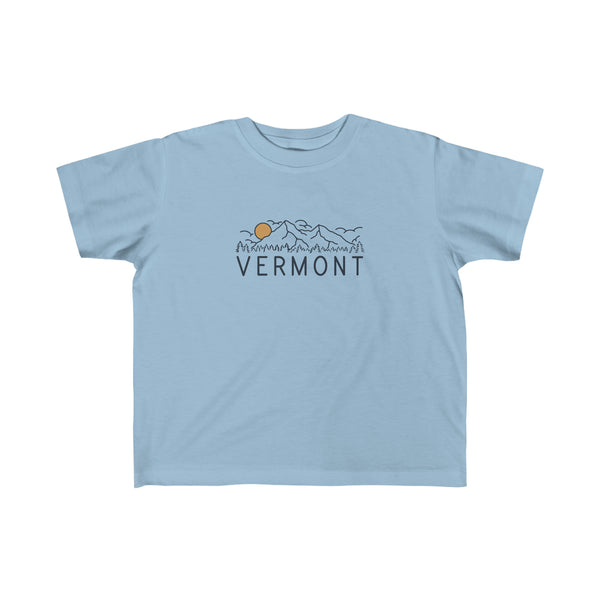 Vermont Toddler T-Shirt - Unisex Toddler Vermont Shirt