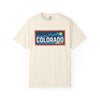 Colorado Graphic Tee, Comfort Colors Retro Mountain Unisex T shirt