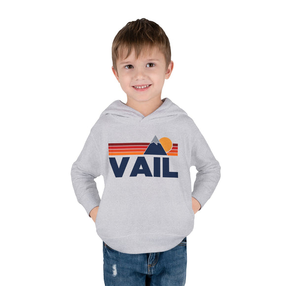 Vail, Colorado Toddler Hoodie - Unisex Mountain Vail Pullover Sweatshirt, Kids Hooded Jumper, Colorado Souvenir