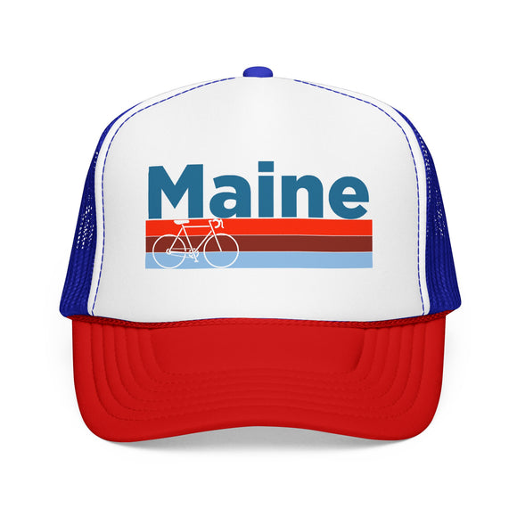 Maine Trucker Hat - Foam Maine Bike Cap