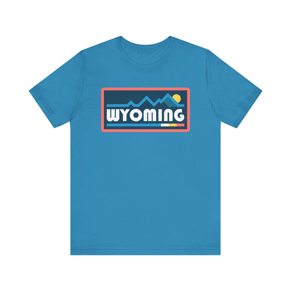 Wyoming T Shirt - Retro Graphic Wyoming Tee