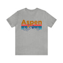 Aspen, Colorado Shirt - Mountain Sunset Unisex Aspen T-Shirt-111