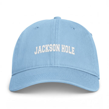 Buy hydrangea Jackson Hole, Wyoming Washed Baseball Cap - Vintage Coastal Comfort Colors