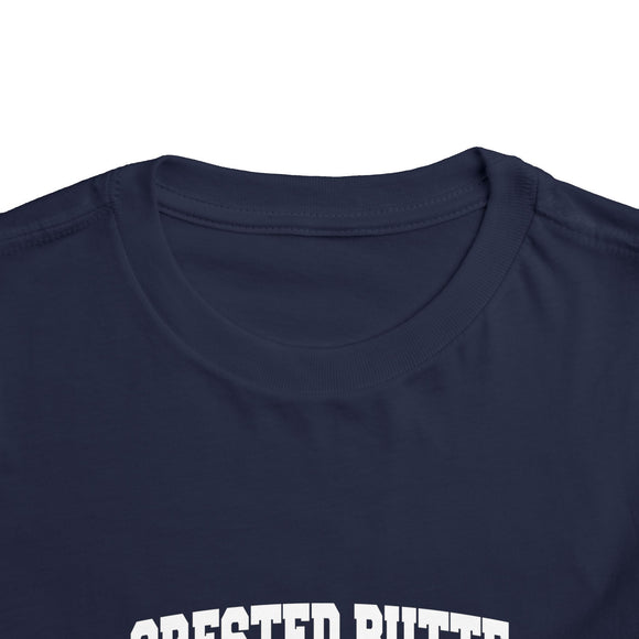 Crested Butte, Colorado Toddler Graphic Tee - Kids Crested Butte Vacation T-Shirt