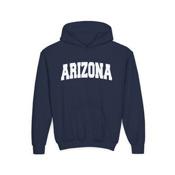 Buy navy Arizona Youth Hoodie - Kids Arizona Hooded Sweatshirt