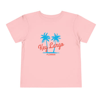 Buy pink Key Largo, Florida Toddler T-Shirt - Retro Palm Tree Toddler Key Largo Shirt