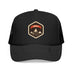 Kids Hike Trucker Hat - Youth Snapback Cap on white background