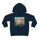 Big Sky, Montana Toddler Hoodie - Unisex Big Sky Toddler Sweatshirt-3
