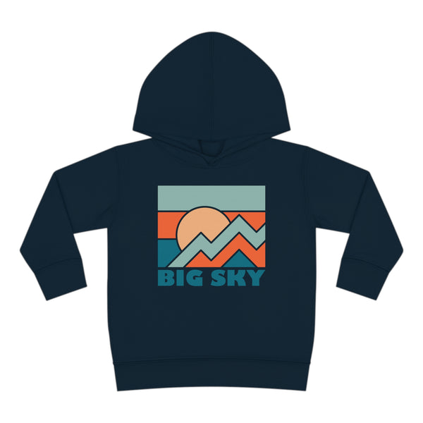 Big Sky, Montana Toddler Hoodie - Unisex Big Sky Toddler Sweatshirt