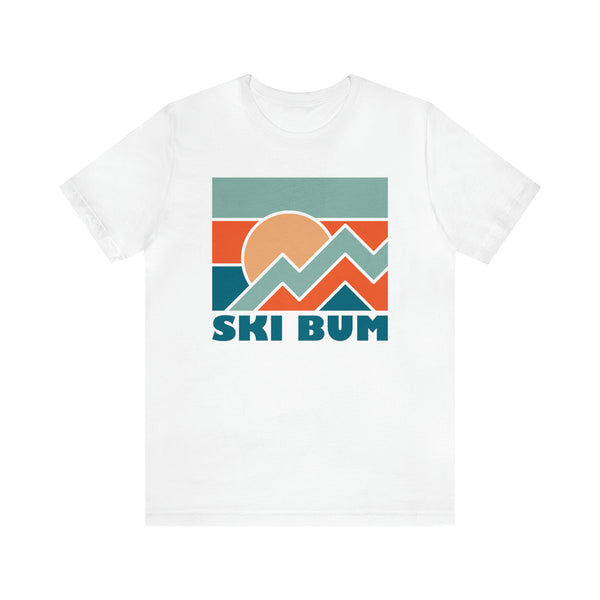 Ski Bum T-Shirt - Retro Unisex Ski Bum Shirt