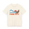 Park City, Utah Retro Mountains Sunset T-Shirt | Vintage Park City Tee