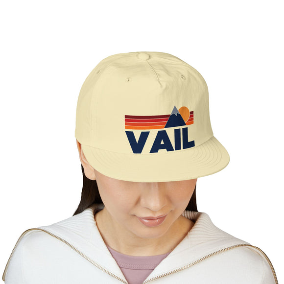 Vail, Colorado Mountain Surf Cap | Retro Light Weight Cap