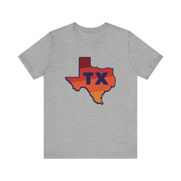 Texas T-Shirt Retro - Adult Unisex Texas T Shirt