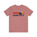 Retro Park City, Utah T-shirt, Mountain Tee, Vintage Park City Unisex Jersey Shirt, Outdoor Hiking Apparel-2