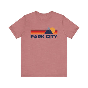 Retro Park City, Utah T-shirt, Mountain Tee, Vintage Park City Unisex Jersey Shirt, Outdoor Hiking Apparel