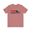 Retro Park City, Utah T-shirt, Mountain Tee, Vintage Park City Unisex Jersey Shirt, Outdoor Hiking Apparel