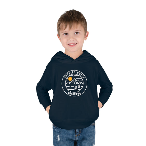 Crested Butte, Colorado Toddler Hoodie - Unisex Crested Butte Toddler Sweatshirt