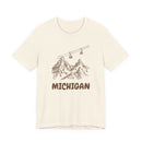 Michigan Mountain T-Shirt — Vintage Gondola Ski Mountain Tee-1