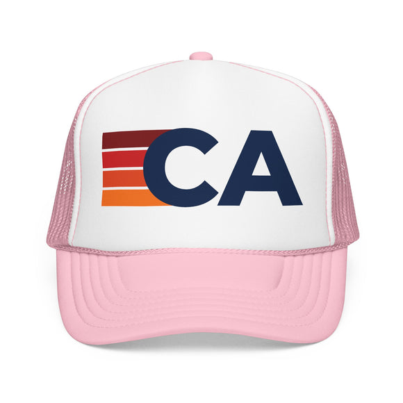 California Trucker Hat - CA Abbr retro cap