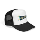 Lake Clark National Park Pennant Trucker Hat — Vintage Foam Mesh Cap-9