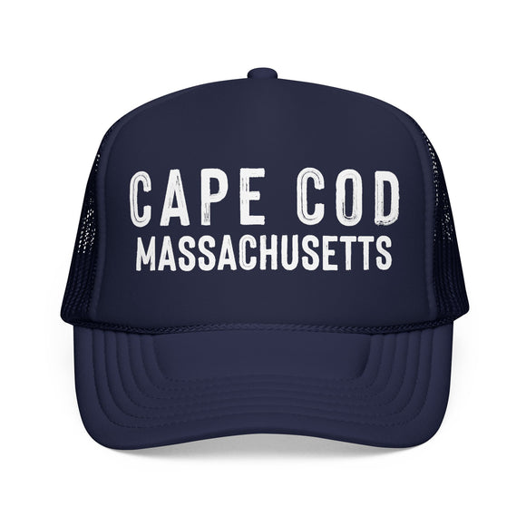 Cape Cod, Massachusetts Trucker Hat - Foam Cape Cod Cap