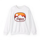 Aspen, Colorado Sweatshirt - Unisex Retro Ombre Crewneck Aspen Sweatshirt-5
