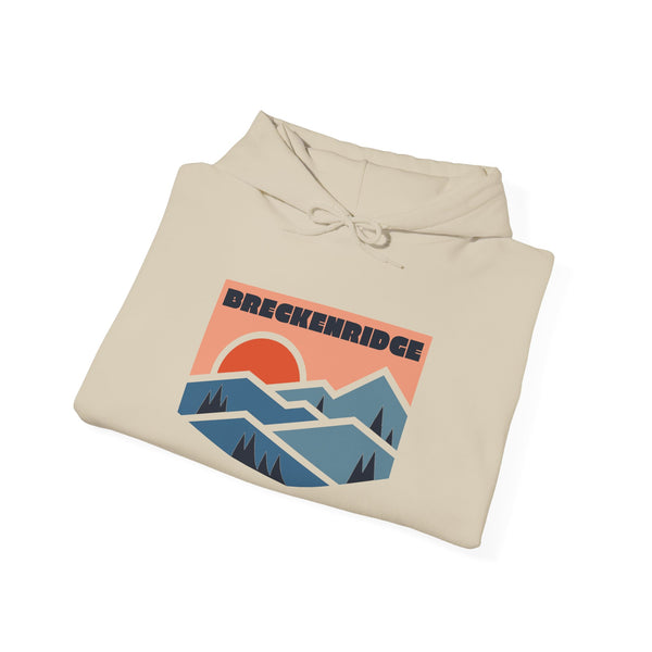 Breckenridge, Colorado Hoodie - Unisex Mountain Breckenridge Hoodie Graphic Sweatshirt