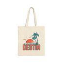 Destin, Florida Cotton Canvas Destin Tote Bag-1