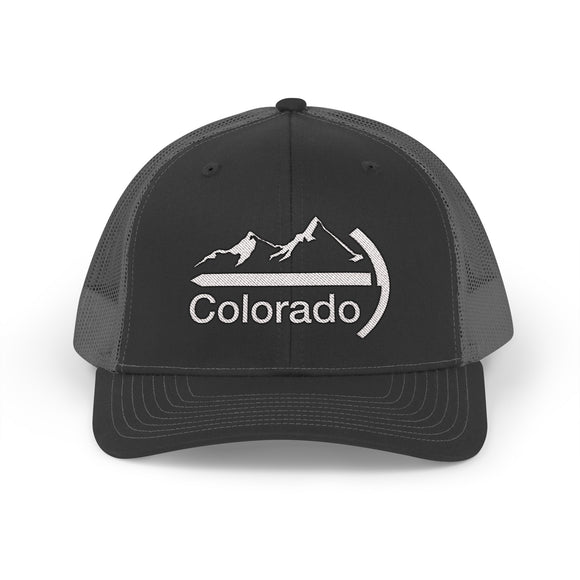 Colorado Snapback Trucker Cap - Embroidered Colorado Hat