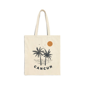 Cancun, Mexico Tote Bag - Cotton Canvas Cancun Bag