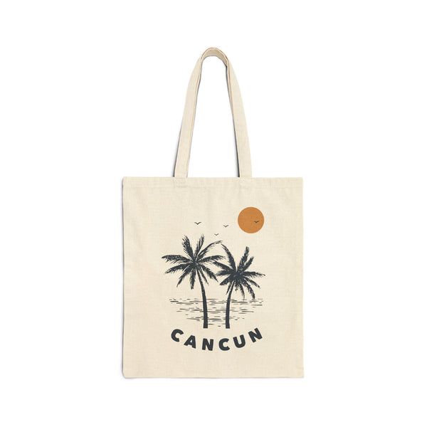Cancun, Mexico Tote Bag - Cotton Canvas Cancun Bag