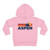 Aspen, Colorado Toddler Hoodie - Unisex Mountain Aspen Pullover Sweatshirt, Kids Hooded Jumper, Colorado Souvenir