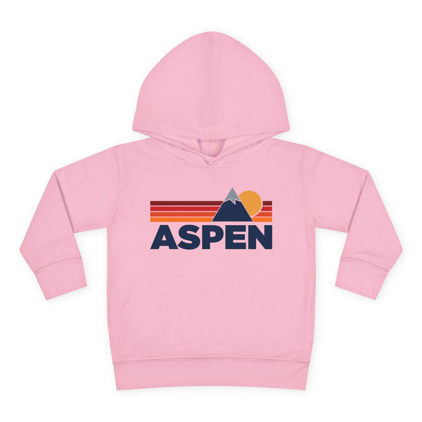 Aspen, Colorado Toddler Hoodie - Unisex Mountain Aspen Pullover Sweatshirt, Kids Hooded Jumper, Colorado Souvenir