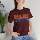 Big Sky, Montana Shirt - Mountain Sunset Unisex Big Sky T-Shirt-73