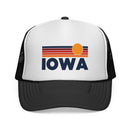Iowa Retro Sun Trucker Hat - Vintage Style Iowa Cap-2