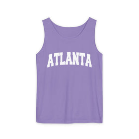 Buy violet Atlanta, Georgia Tank Top Unisex | Comfort Colors - 100% Cotton