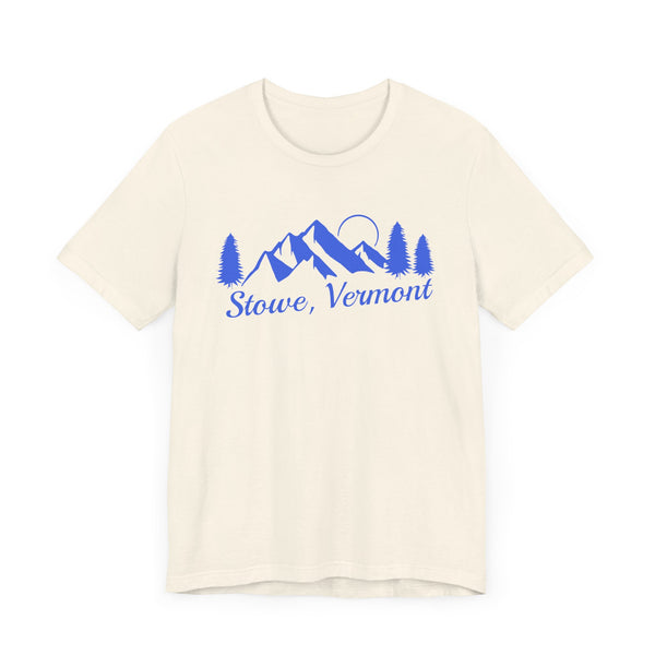 Stowe, Vermont T-Shirt - Retro Mountain Unisex Stowe Shirt
