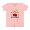 West Virginia Youth T-Shirt - Unisex Kids West Virginia Shirt