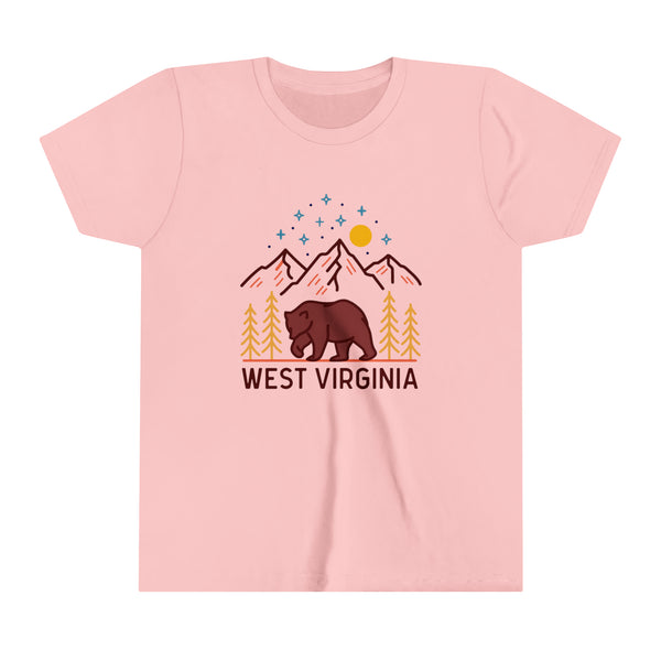 West Virginia Youth T-Shirt - Unisex Kids West Virginia Shirt