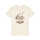 Ludlow, Vermont Youth T-Shirt — Vintage Gondola Ski Mountain Tee-1