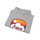 Aspen, Colorado Hoodie - Retro Ombre Unisex Aspen Hoodie Sweatshirt-14