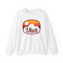 Utah Sweatshirt - Unisex Retro Ombre Utah Crewneck Sweatshirt-5