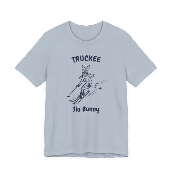 Truckee, California Ski Bunny T‑Shirt — Retro Skiing Graphic Tee